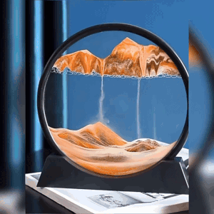 Round 3D Quick Moving Sand Hourglass - Daily New Trends Megastore