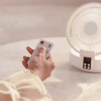 Digital Display Folding Desktop Fan With Remote Control - Daily New Trends Megastore