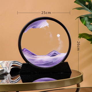 Round 3D Quick Moving Sand Hourglass - Daily New Trends Megastore