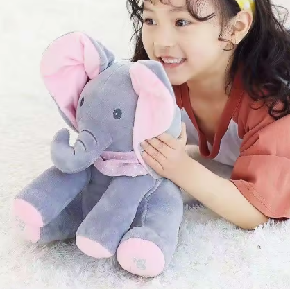 Plush Singing Elephant with Moving Ears Kids Love It ! - Daily New Trends Megastore