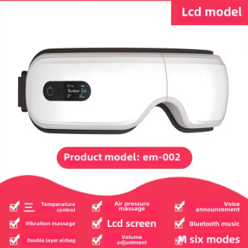 Airbag Massage Mask With Heat , Vibration , Bluetooth And 6 Modes - Daily New Trends Megastore