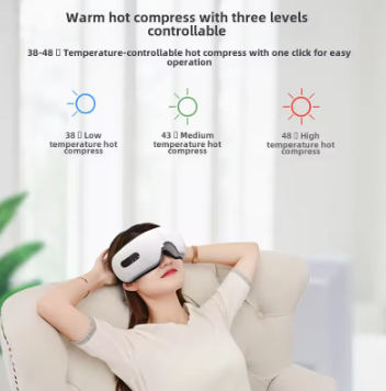 Airbag Massage Mask With Heat , Vibration , Bluetooth And 6 Modes - Daily New Trends Megastore