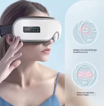 Airbag Massage Mask With Heat , Vibration , Bluetooth And 6 Modes - Daily New Trends Megastore