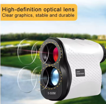 Telescopic 6X Lens Golf Laser Rangefinder 5-500M - Daily New Trends Megastore