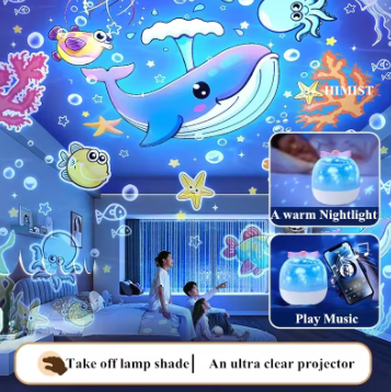 Bluetooth 3 Colors 21 Film Starry Night Sound Projector - Daily New Trends Megastore