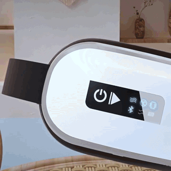 Airbag Massage Mask With Heat , Vibration , Bluetooth And 6 Modes - Daily New Trends Megastore