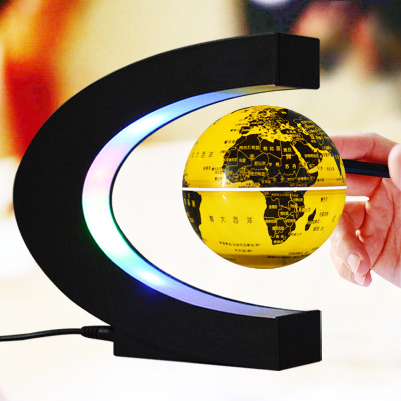 C Shape Magnetic Levitated Floating Globe - Daily New Trends Megastore