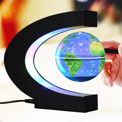 C Shape Magnetic Levitated Floating Globe - Daily New Trends Megastore