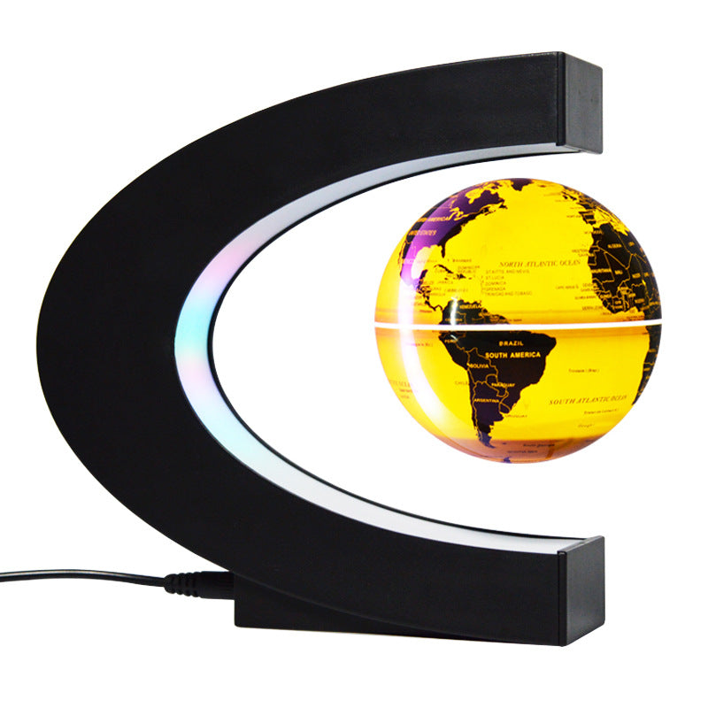 C Shape Magnetic Levitated Floating Globe - Daily New Trends Megastore