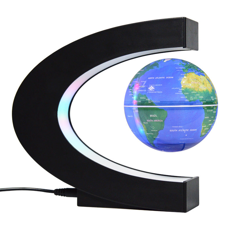 C Shape Magnetic Levitated Floating Globe - Daily New Trends Megastore