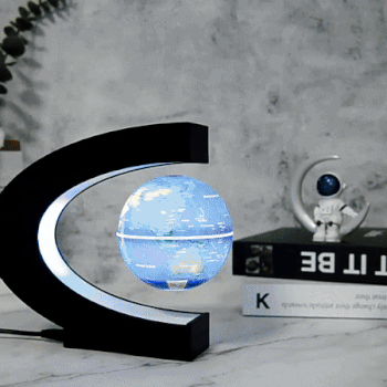 C Shape Magnetic Levitated Floating Globe - Daily New Trends Megastore