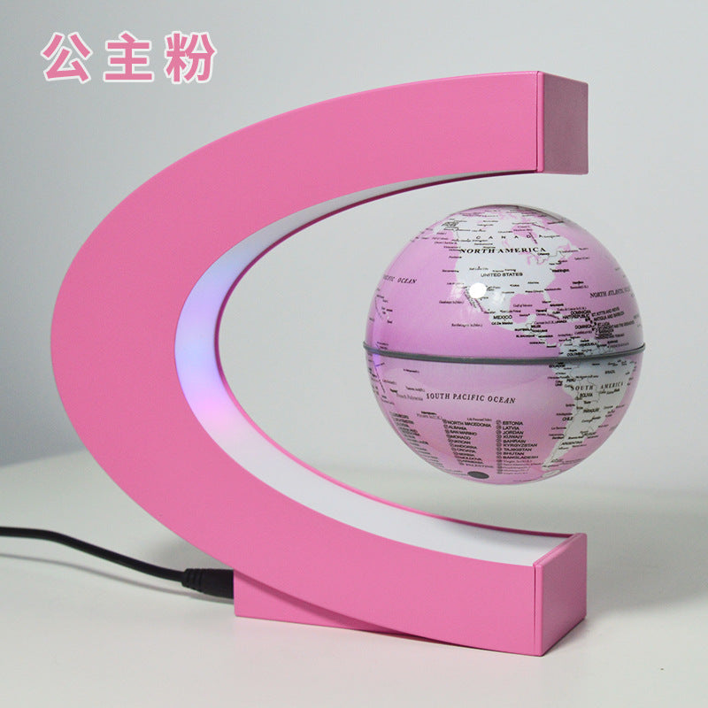 C Shape Magnetic Levitated Floating Globe - Daily New Trends Megastore