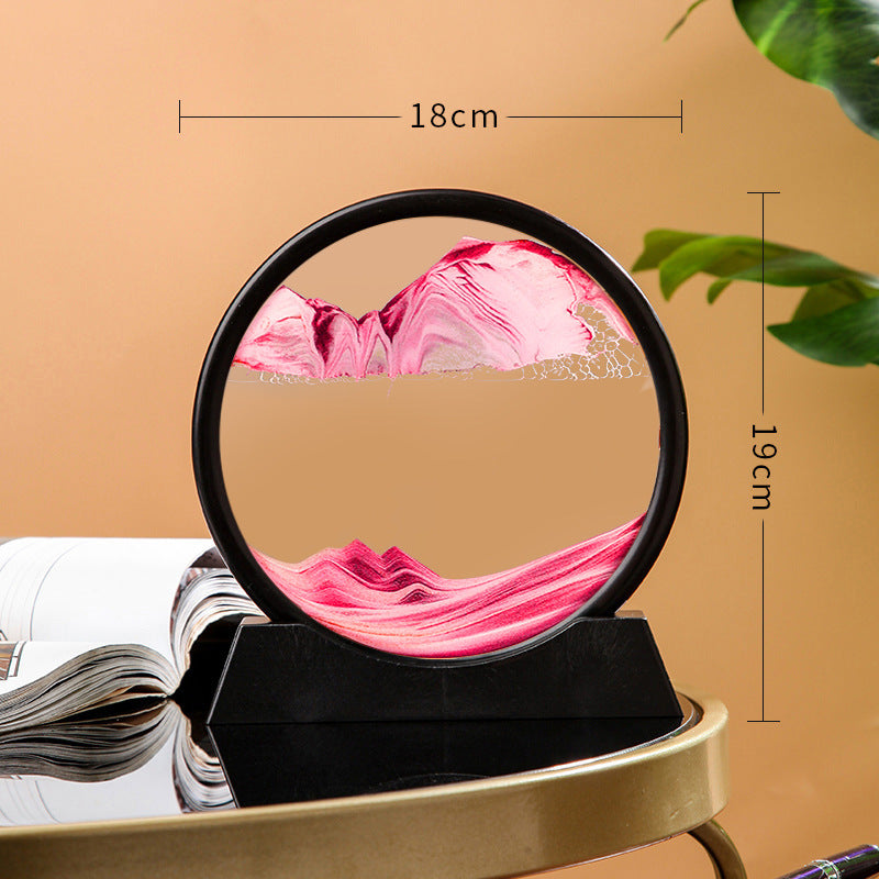 Round 3D Quick Moving Sand Hourglass - Daily New Trends Megastore