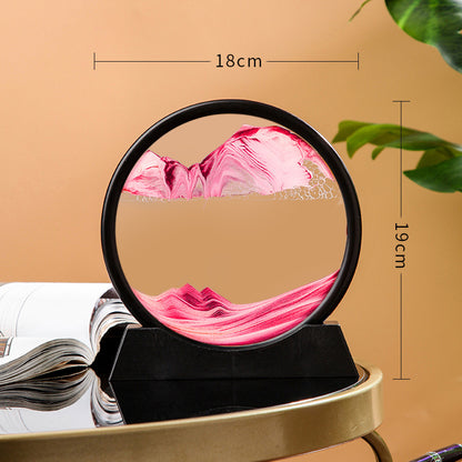 Round 3D Quick Moving Sand Hourglass - Daily New Trends Megastore