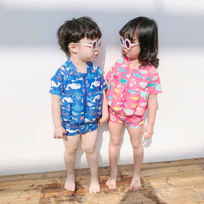 Girls And Boys Buoyancy Swimsuits , Caps And Googles - Daily New Trends Megastore