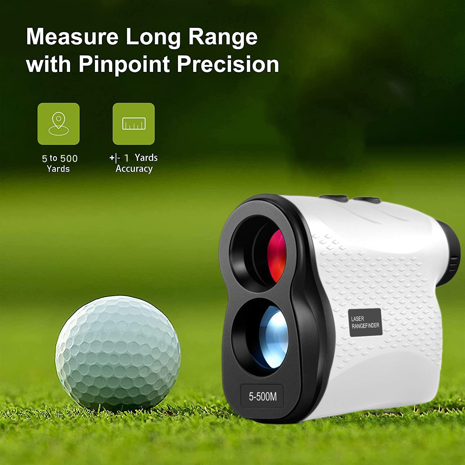 Telescopic 6X Lens Golf Laser Rangefinder 5-500M - Daily New Trends Megastore