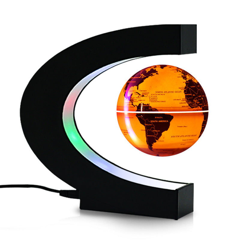C Shape Magnetic Levitated Floating Globe - Daily New Trends Megastore