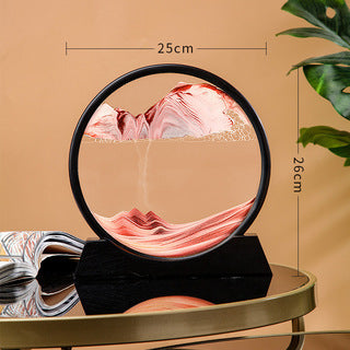 Round 3D Quick Moving Sand Hourglass - Daily New Trends Megastore