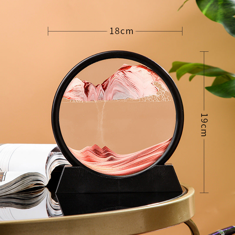 Round 3D Quick Moving Sand Hourglass - Daily New Trends Megastore