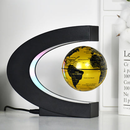 C Shape Magnetic Levitated Floating Globe - Daily New Trends Megastore