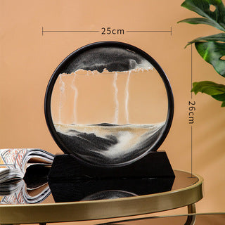 Round 3D Quick Moving Sand Hourglass - Daily New Trends Megastore