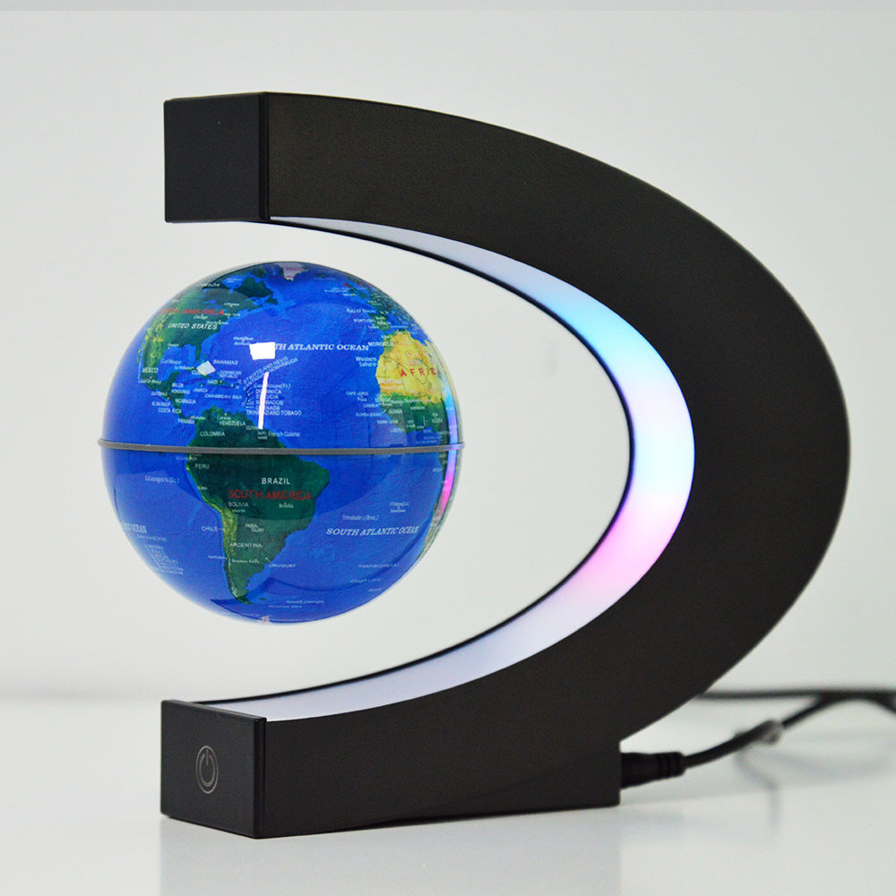 C Shape Magnetic Levitated Floating Globe - Daily New Trends Megastore