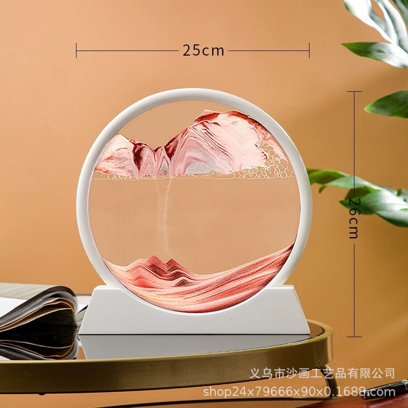 Round 3D Quick Moving Sand Hourglass - Daily New Trends Megastore