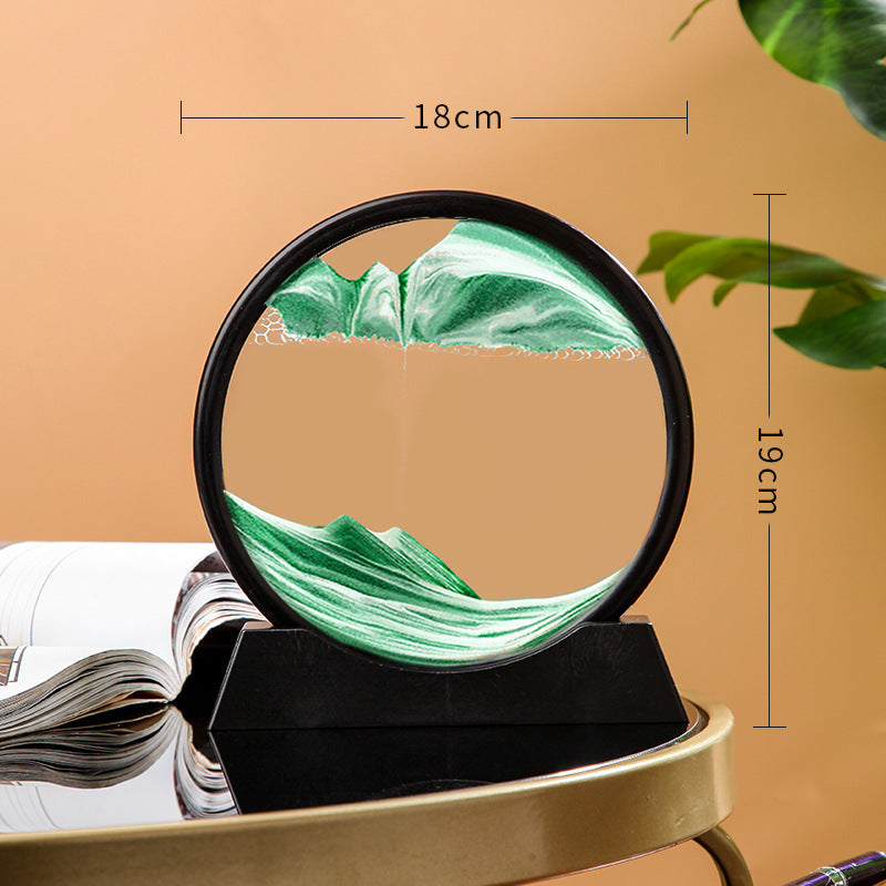 Round 3D Quick Moving Sand Hourglass - Daily New Trends Megastore