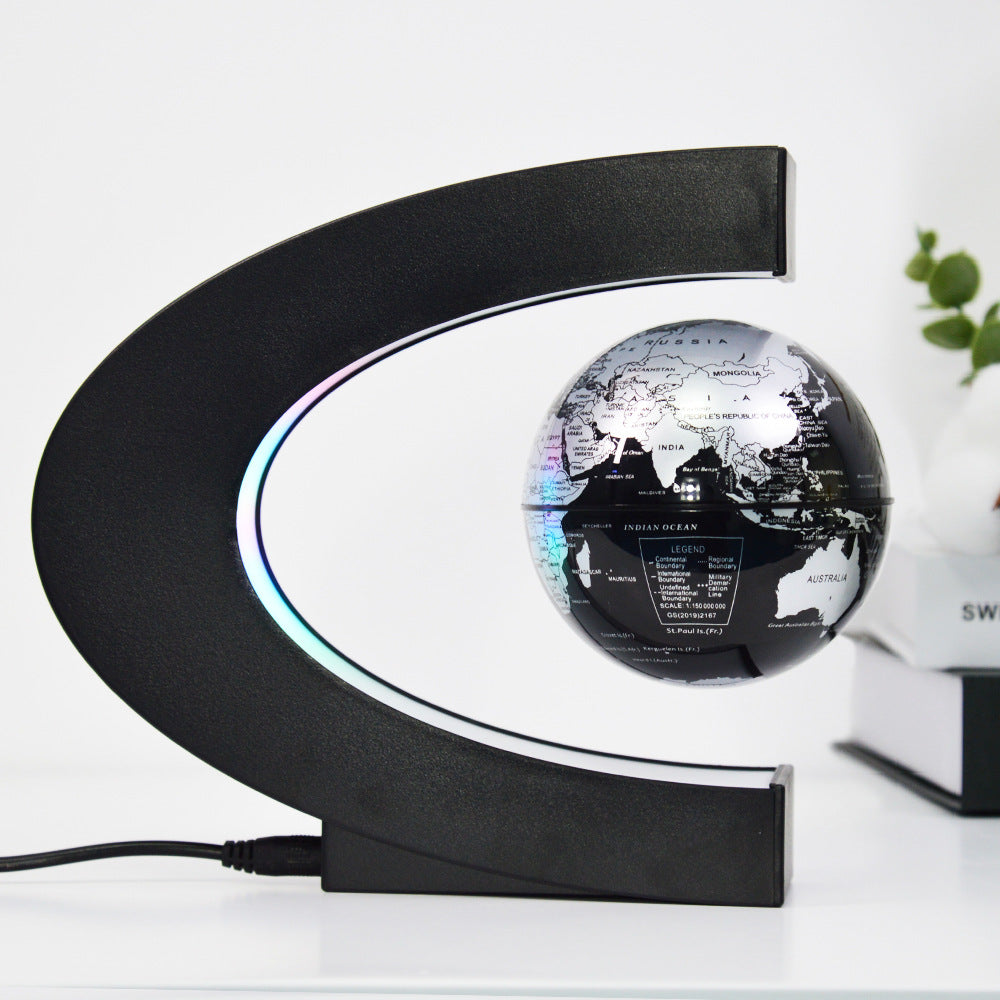 C Shape Magnetic Levitated Floating Globe - Daily New Trends Megastore