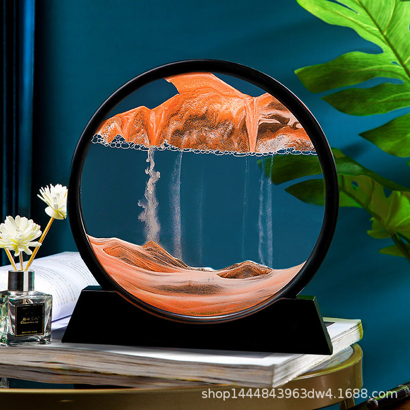 Round 3D Quick Moving Sand Hourglass - Daily New Trends Megastore