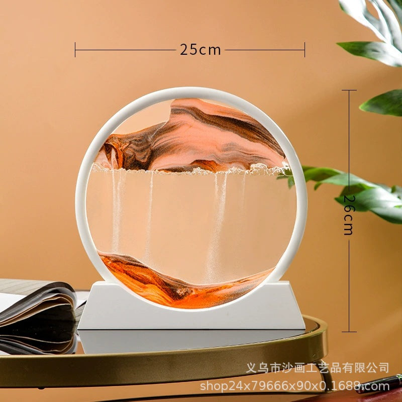 Round 3D Quick Moving Sand Hourglass - Daily New Trends Megastore