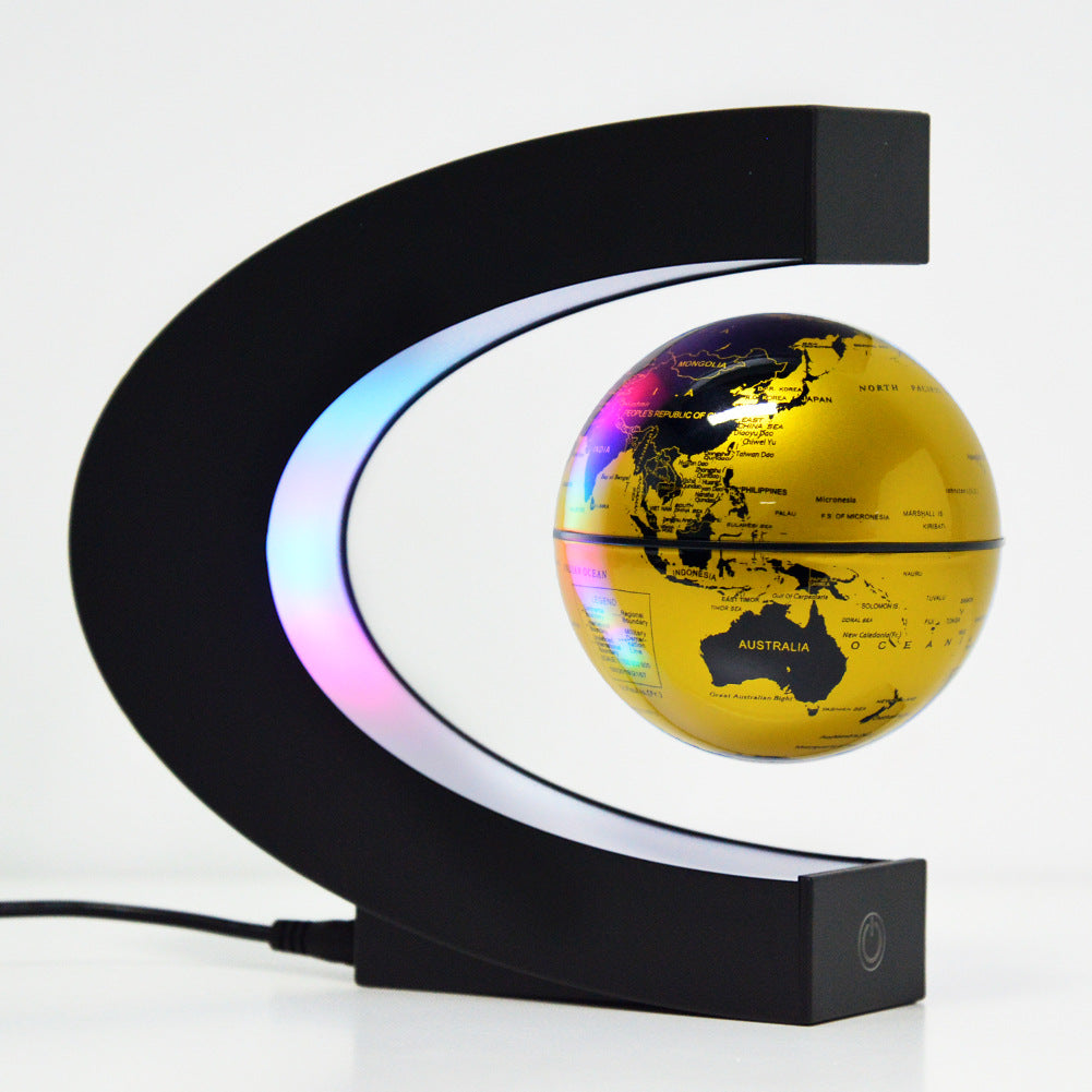 C Shape Magnetic Levitated Floating Globe - Daily New Trends Megastore