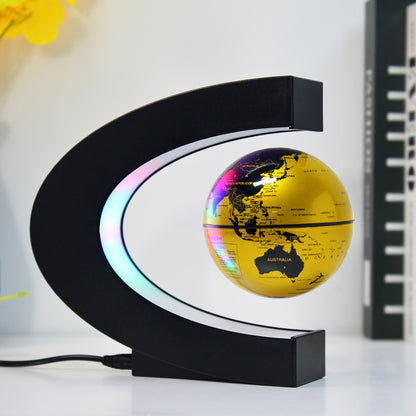 C Shape Magnetic Levitated Floating Globe - Daily New Trends Megastore