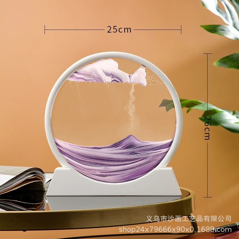 Round 3D Quick Moving Sand Hourglass - Daily New Trends Megastore