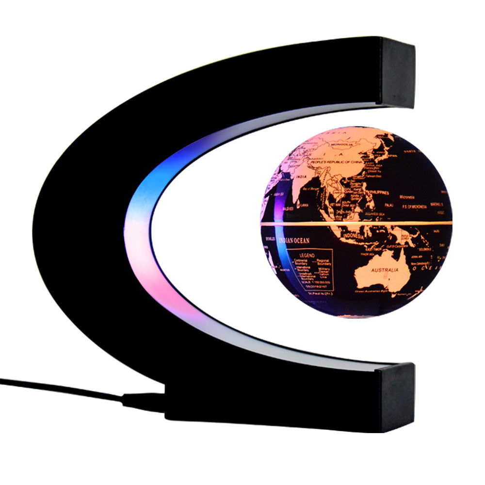 C Shape Magnetic Levitated Floating Globe - Daily New Trends Megastore