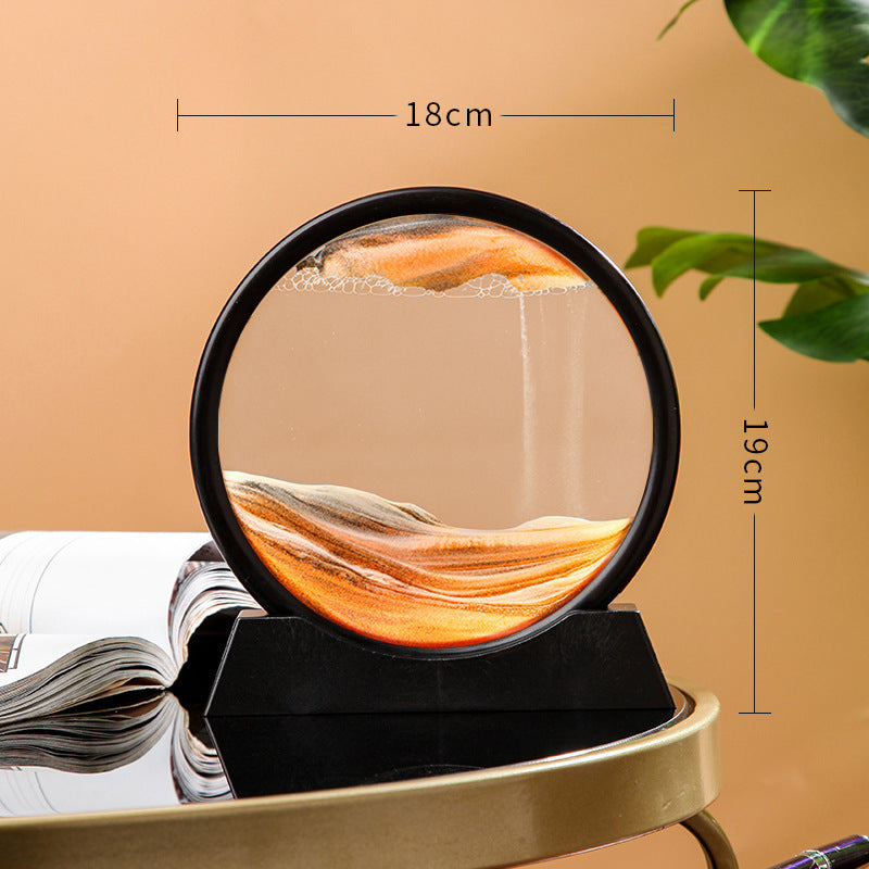 Round 3D Quick Moving Sand Hourglass - Daily New Trends Megastore