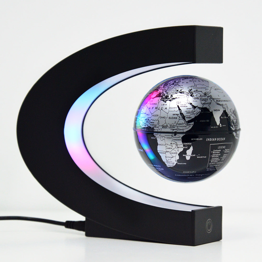 C Shape Magnetic Levitated Floating Globe - Daily New Trends Megastore