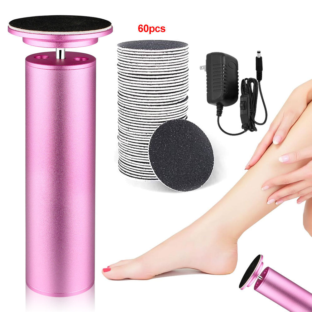Electric Foot File and Callus Remover with 60 Sandpapers - Daily New Trends Megastore