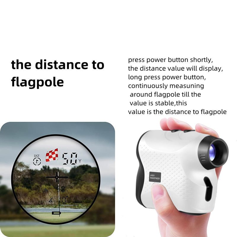 Telescopic 6X Lens Golf Laser Rangefinder 5-500M - Daily New Trends Megastore