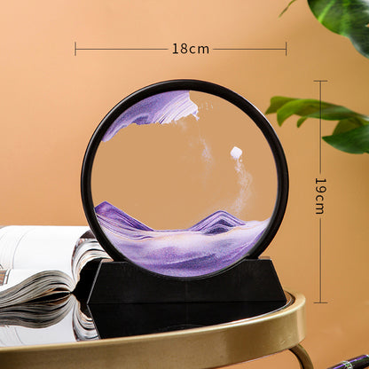 Round 3D Quick Moving Sand Hourglass - Daily New Trends Megastore