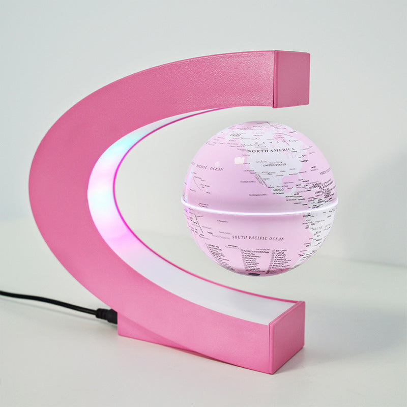 C Shape Magnetic Levitated Floating Globe - Daily New Trends Megastore