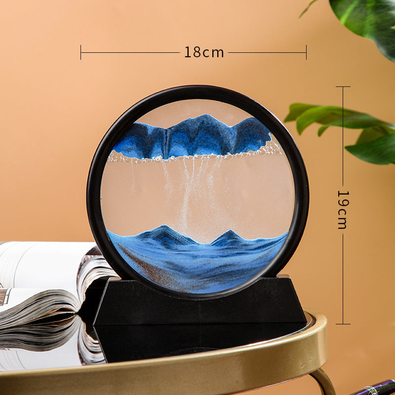 Round 3D Quick Moving Sand Hourglass - Daily New Trends Megastore