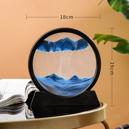 Round 3D Quick Moving Sand Hourglass - Daily New Trends Megastore