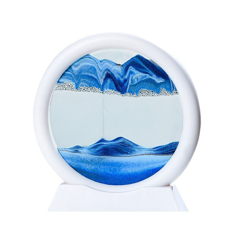 Round 3D Quick Moving Sand Hourglass - Daily New Trends Megastore