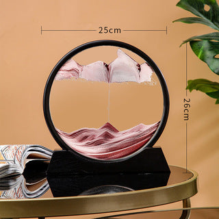 Round 3D Quick Moving Sand Hourglass - Daily New Trends Megastore