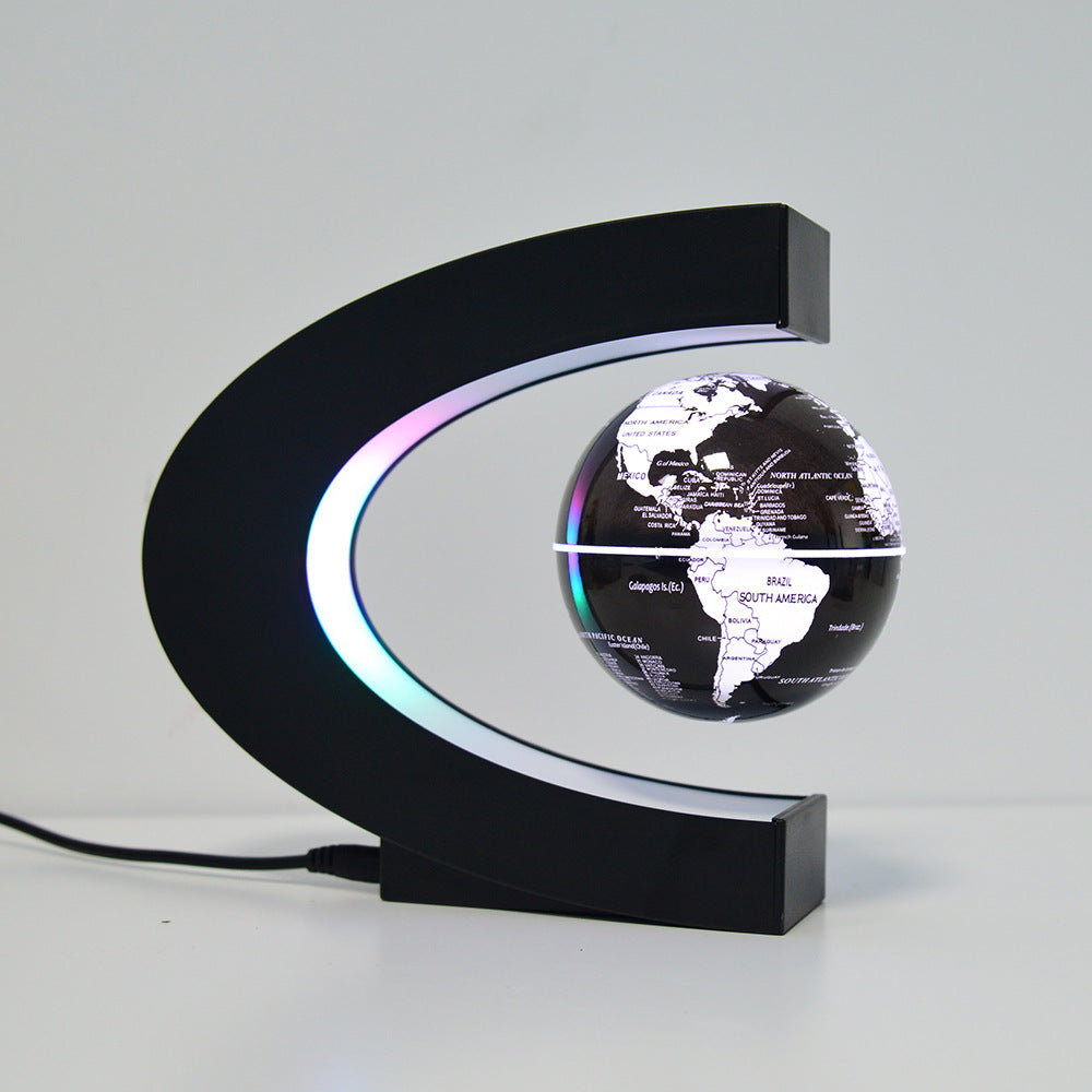 C Shape Magnetic Levitated Floating Globe - Daily New Trends Megastore