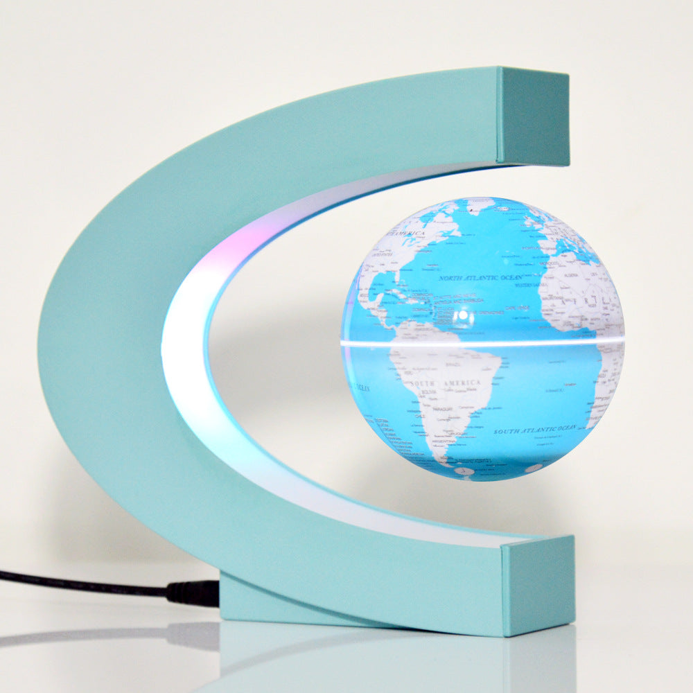 C Shape Magnetic Levitated Floating Globe - Daily New Trends Megastore