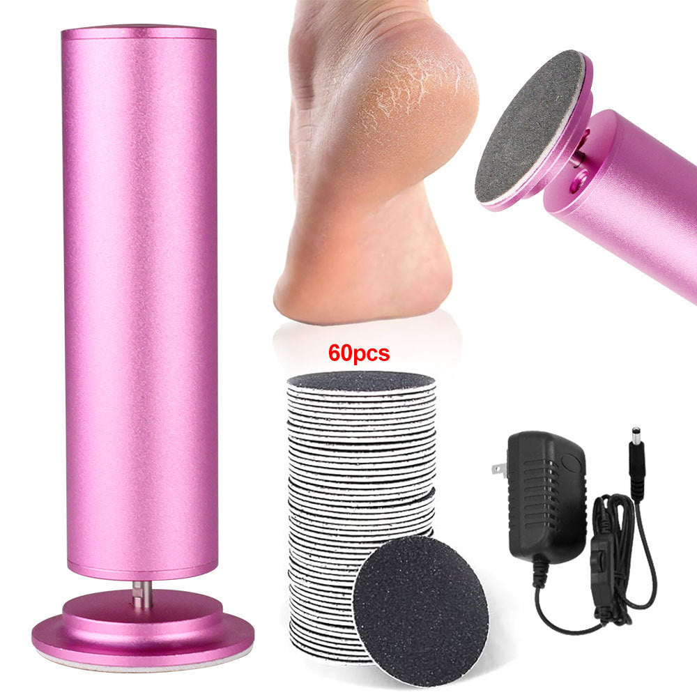 Electric Foot File and Callus Remover with 60 Sandpapers - Daily New Trends Megastore
