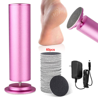 Electric Foot File and Callus Remover with 60 Sandpapers - Daily New Trends Megastore