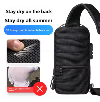ANTI THEFT WATER RESISTANT CROSS BODY BAG - Daily New Trends Megastore